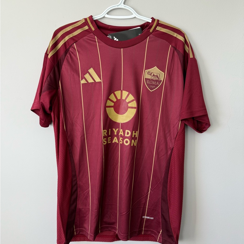 Artem Dovbyk AS Roma Season 24/25 New Men’s Adidas Home Soccer Jersey